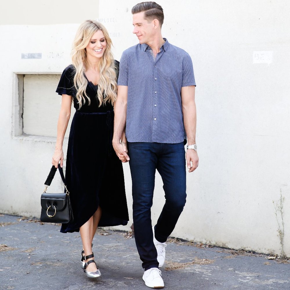 Blue Velvet Midi Dress